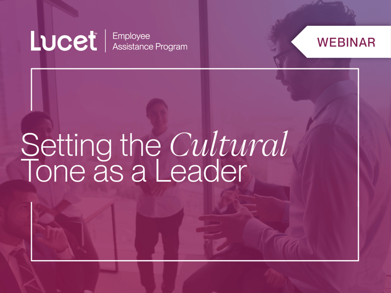 Setting the Cultural Tone as a Leader