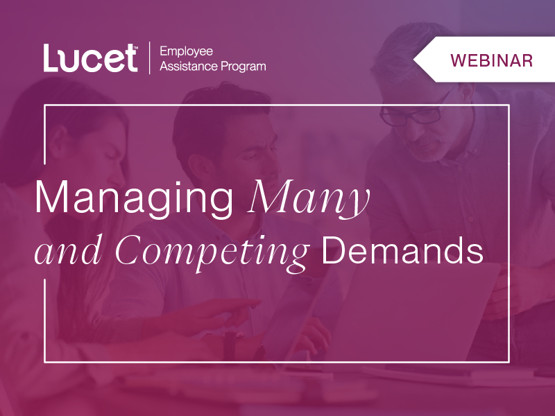 Managing Many Clients and Competing Demands